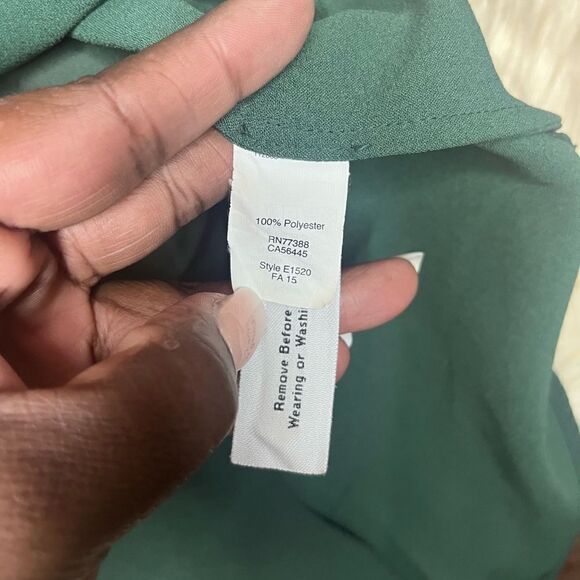 🎉👗HP👗🎉Madewell Moviehouse Shirtdress hunter green sz small - Picture 7 of 9